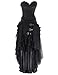 GK Vintage Dress Women's Custome Steampunk Cocktail Party Skirts Black L