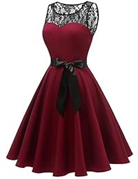 Vestido de cóctel retro de 1950, vestidos halter con cuello redondo vintage para mujer, vestido semi formal y vestido midi acampanado para fiesta