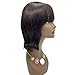 NEWNESS Human Hair Wigs Front Lace Short Bob Cut Style Virgin Unprocessed Brazilian for Black Women with Bangs 14