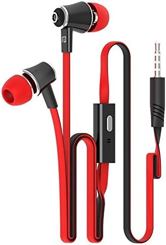 Earphones with Mic by Sllik In-Ear Earbuds Microphone Stereo Headphones