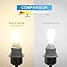 Aooshine Ceramic E17 LED Microwave Bulb 5 Watt Warm White 3000K Under Oven E17 Intermediate Base 45W Halogen Equivalent Non-dimmable(Pack of 2)