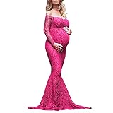 Pregnant Women Mermaid Long Maxi Off Shoulder Gown
