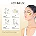 FRESHME Under Eye Mask – 20 Pairs Nano Gold Eye Pads Hyaluronan Eye Patches Treatment Masks with Rosa Rugosa Oil for Moisturizing Reducing Dark Circles Puffiness Wrinkles Gel Pad for Women & Menthumb 4