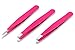 ONME Stainless Steel Tweezers Set with Case, Eyebrow Tweezers Set with Slanted, Straight and Pointed Tips for Eyebrow, Ingrown and Nose Hair, Splinters & More