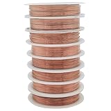 INSPIRELLE 8 Packs Copper Wire Mixed Sizes Craft