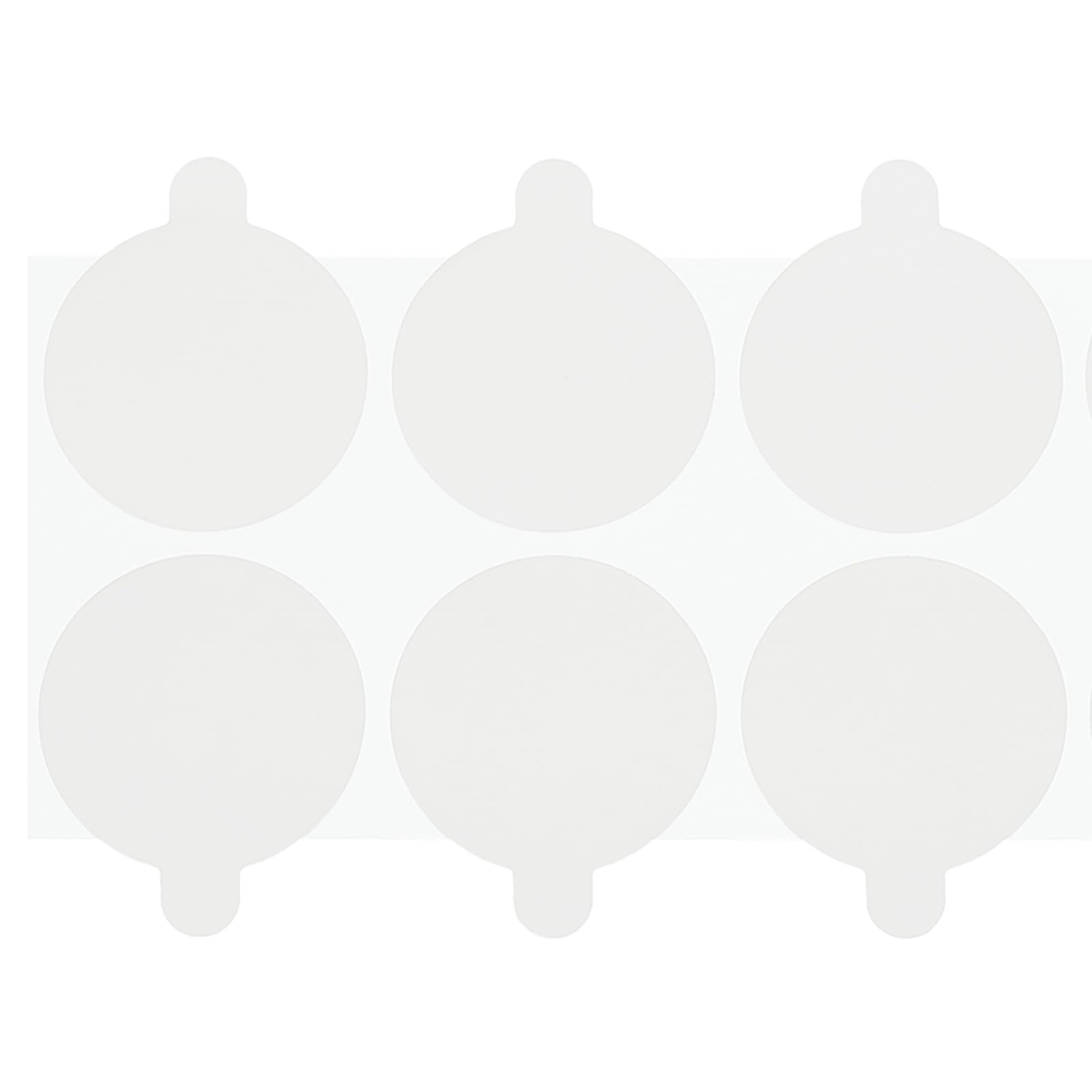 PATIKIL Double Sided Sticky Dot 25mm/0.98 inch, 200Pcs Removable Clear Sticky Tack Round Putty for Balloon, Crafts, Art Festival Decoration(Tear Easily)