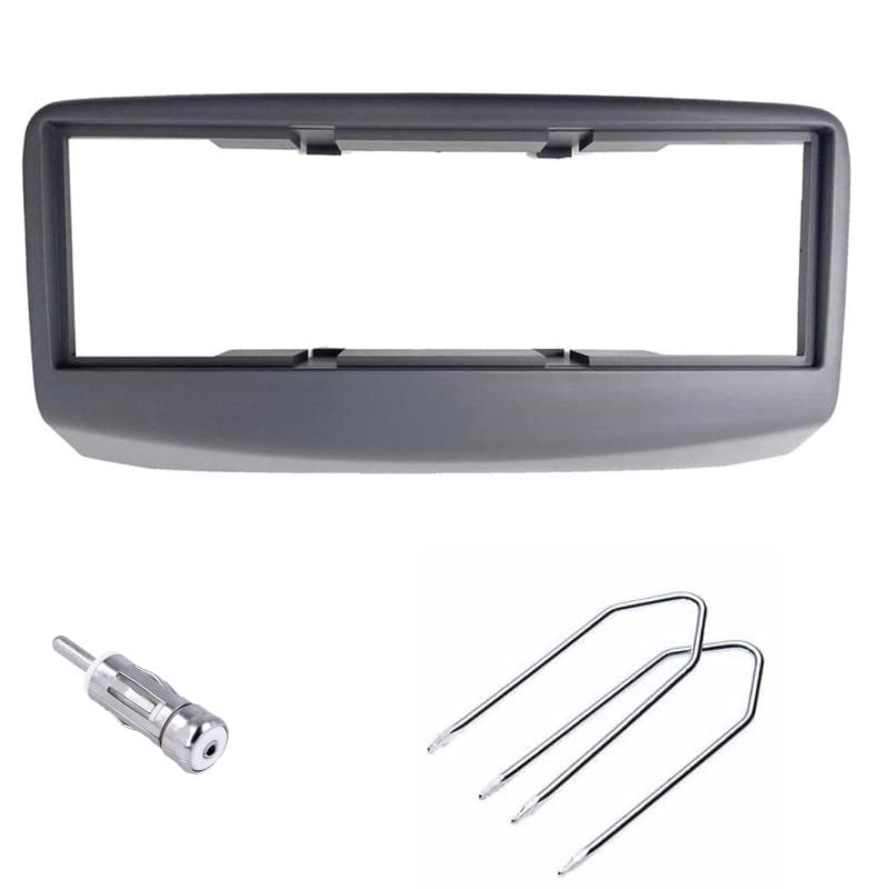 Sound-way - Single DIN Car Radio Frame Installation Kit, 1 DIN Front Panel Frame Stereo compatible with FIAT Multipla
