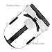 LUPHIE VR Headset, 3D Virtual Reality Glasses with Stereo Headphones and Adjustable Strap for iPhone & Android Smartphones within 4.7-6.2 inches