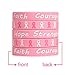 3omething New 36Ct Breast Cancer Awareness Pink Ribbon Bracelets - Hope Faith Strength Courage Wristbands Party Supplies Favors