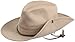 Dorfman Pacific Men's 1 Piece Garment Washed Twill Safari Hat With Side Snaps