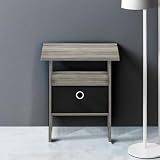Furinno ANDREY Side Table End Table Night Stand French Oak 39.4cm view 5