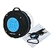 ASIYUN Portable Waterproof Wireless Shower Speakers with IPX7 HD Sound, Suction Cup, Speakers Built-in Mic, Hands-Free Speakerphone for iPhone 7/7Plus, iPad iPod and Android Phones(Blue)