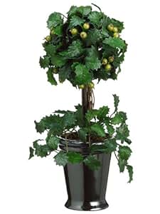 artificial holly topiary balls