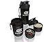 SmartShake Original Bottle, 20 oz Shaker Cup, Gunsmoke Black