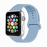 iYou Sport Band Compatible for Apple Watch Band 38MM 42MM, Soft Silicone Replacement Sport Strap Compatible for iWatch 2017 Apple Watch Series 3/2/1, Edition, Nike+, All Models More Colors Choose