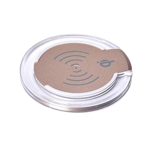 Ikevan High power, Quick-Acting Charging Wireless Charging Pad Wireless Charger (Gold)