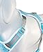 Vcalabashor Stainless Steel On Collar Dog Tags / Engraved Customized No Noise Dog ID Tags / Personalized Pet Tags for Small Medium Large Dogs / Fit 3/8