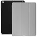 KHOMO - Compatible with iPad 5th 6th Generation (2017 & 2018) 9.7 inch Case - Dual Series - Ultra Slim Hard Cover with Auto Sleep Wake Feature - Grey Black