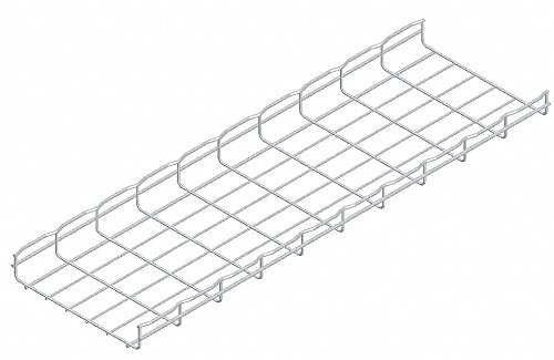 Cablofil 10 ft. Steel Wire Mesh Cable Tray, 29.48 lb. per 6 ft. Section Capacity Steel CF54/300EZ - 1 Each