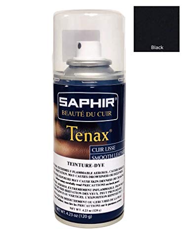 Saphir Tenax Leather Dye 150ml Aerosol (Black)