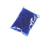 uhoMEy 10000pcs Crystal Bullet, 9mm-11mm Soft Water Beads, Paintball Bullet Water Ball Toys,Blue
