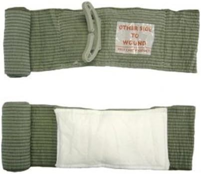 VAS One (1) 4" ISRAELI BANDAGE - EMERGENCY FIRST AID COMPRESSION BATTLE DRESSING
