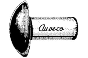 100 1/4" Brazier Head Solid Aluminum Rivets 3/8 Length Clipsandfasteners Inc