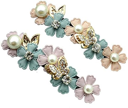 Elim S Choice レディース ヘアアクセサリー バレッタ 可愛い 髪留め 花 バタフライ 真珠 ジルコン パープル B0kg4jw1 347円 人気海外一番 100 品質保証 全品送料無料 即日出荷 Sale開催中