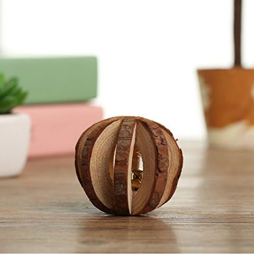 OLIVE US-Animal Rabbit Rat Cute Small Chinchilla Guinea Pig Hamster Wooden Toy Chew Toy(1)