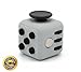 Grey/Black Fidget Cube Relieves Stress And Anxiety for Children and Adults With KeyChain
