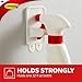 Command Spray Bottle Hangers, Holds up to 32 fl oz, 2 Hangers with 4 Command Strips, Damage Free Spray Bottle Holder Wall Mount to Cabinet, Kitchen, or Under Sink