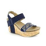 Corkys Women's Frayed Sandals Denim