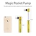 MOSONTH Mini Bike Pump, Portable Pocket Bike Pump Fits Presta & Schrader Valve,Bicycle Tire Pump for Road Mountain Hybrid & BMX Bikes,High Pressure 160 PSI,Includes Mount Kit