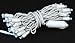 Novelty Lights 35 Light LED Christmas Mini Light Set, Outdoor Curtain Wreath Craft Bottle String Lights, Pure White, Non-Connectable, White Wire, 13.5 Feet…
