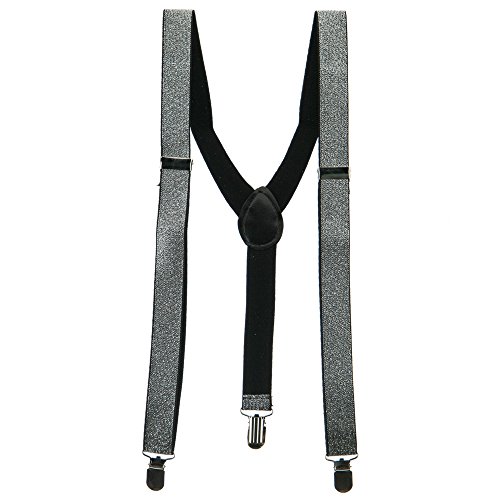 Sparkle Suspenders - Silver OSFM