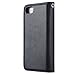 iPhone 8 Case,iPhone 7 Case, Pandawell PU Leather 9 Card Slot Wallet Folio Case with Detachable Magnetic Hard Case for Apple iPhone 8/iPhone 7 - Black