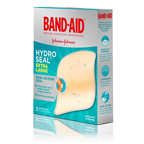 BandAid Brand Hydro Seal Adhesive Hydrocolloid Gel Bandages for Wound