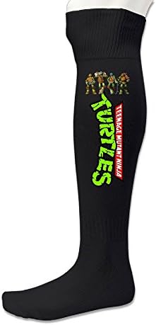 Unisex Teenage Mutant Ninja Turtles 2 Knee High Long Athletic Soccer Rugby Football Sport Tube Sock