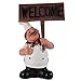 AUNMAS Chef Figures Statue, French Chef Welcome Board Decorative Figurine, Crafts Statue Ornament for Home Bar Coffee Shop Decor