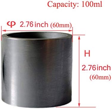 LLF Smelting Lab Graphite Crucible with Cover Lab Supply (LAB60*60) - Image 3