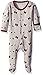 L'ovedbaby Unisex Baby Organic Snap Footie (Navy Snails, 3-6m)