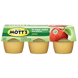 Mott's No Sugar Added Applesauce, 3.9 oz cups, 72
