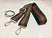 Seearay Crossbody Bag Strap Replacement Handbags Strap Universal Purse Guitar Strap Adjustable Shoulder Strap (Green+Red)