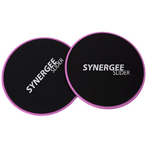 Synergee Gliding Discs Core Sliders. Dual Sided Use on Carpet or Hardwood Floors. Abdominal Exercise Equipment Sports & Outdoors, Sports & Fitness, Exercise & Fitness, Strength Training Equipment, Core & Abdominal Trainers