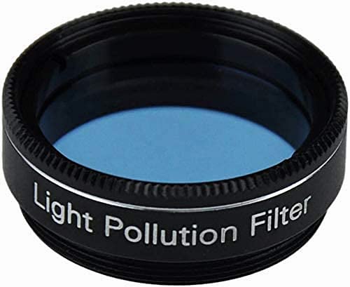 SOLOMAKR 1.25 Inch Light Pollution Filter, Telescope Accessories, Improves Contrast to Redish Planetary Detail, Works Well in Telescopes of All Openings