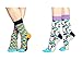 Zmart Men's 6 Pairs Casual Cotton Plaid Pattern Novelty Crew Socks A0727MC011,Multicoloured,One Size,Multicoloured,One Size