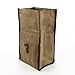 Fit & Fresh Men's Classic Roll Top Insulated Lunch Bag with Ice Pack, Light Brown