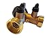 The World’s Best 2-Way Garden Hose Y Connector with Shut-Off Valves