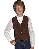 Scully Boys' Boar Suede Vest