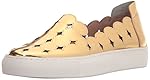 Rachel Zoe Women's Burke Clouds Sneaker, Gold, 7 M US